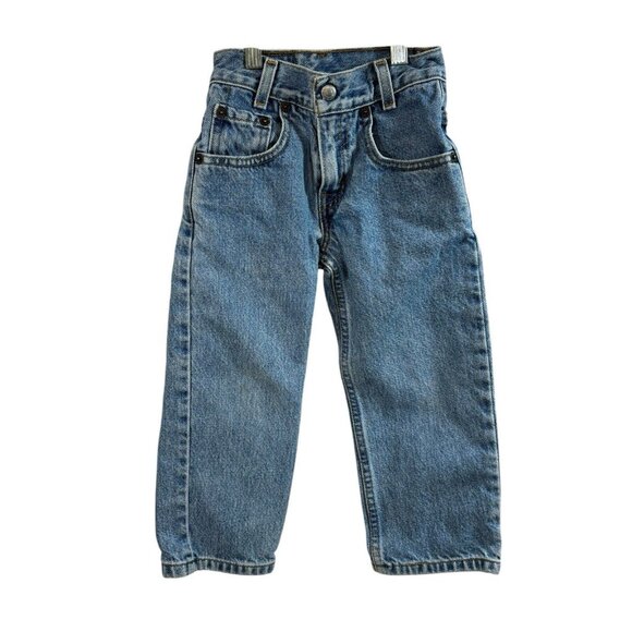 Vtg Levi's 550 Jeans Boys 4 R Relaxed Fit Paper Tag Y2K - Picture 1 of 5